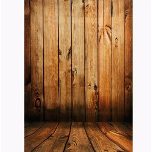 Wood Color Floor Wall Customized Backdrop