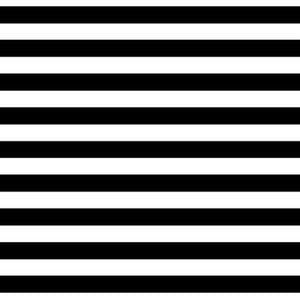 Horizontal Black&White Stripes Photo Studio Backdrop