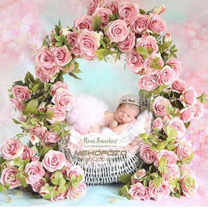 Customized Floral Photo Backdrop